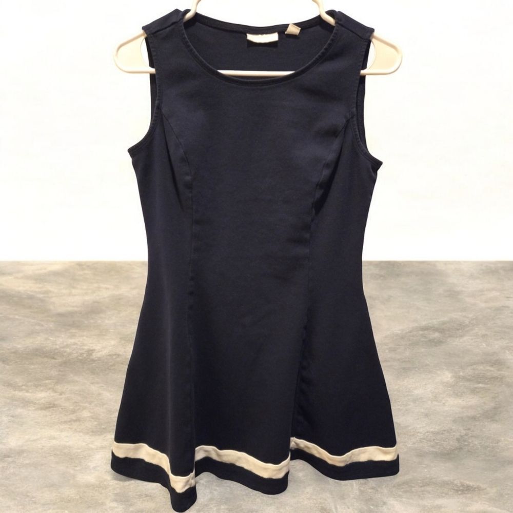 New York & Company A Line Navy Blue Dress S - Picture 2 of 6